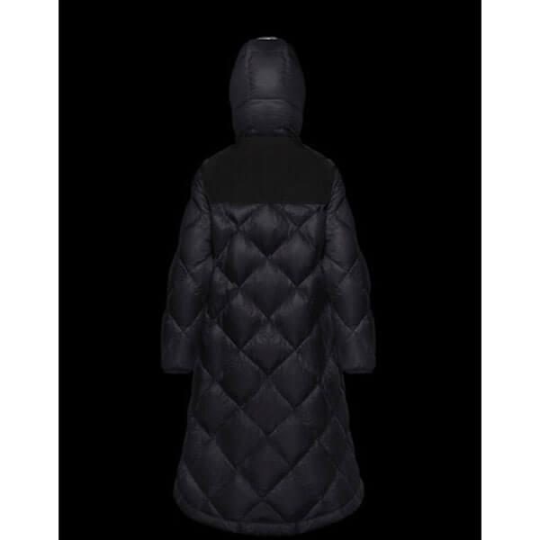 【入手困難 】MONCLER 偽物 ダウン DUROC ロゴ入 ロング丈 リボン付 3色 0931D20000C0459999